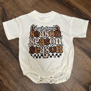 Touchdown Season Bubble Romper 🏈